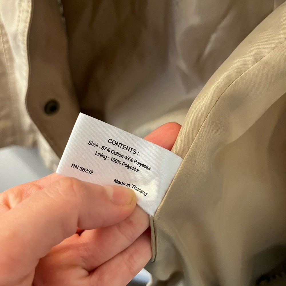 Beige Button-Up Jacket - Picture 5 of 6
